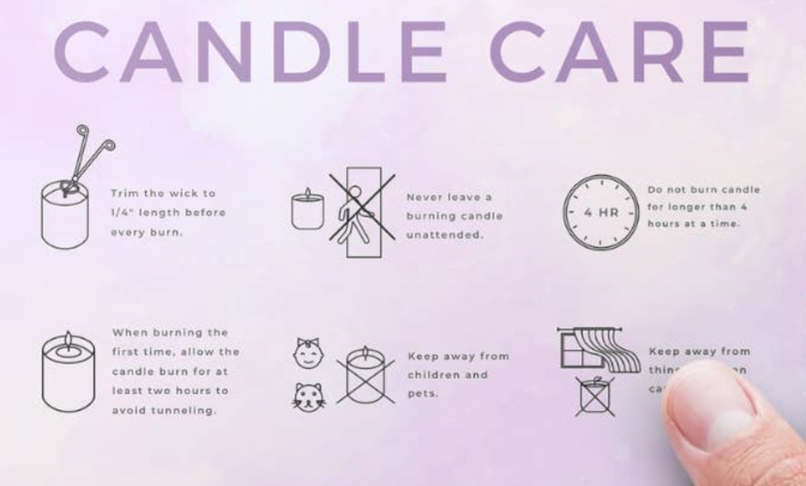 Amazonite Crystal Candle Tin (Travel Candle