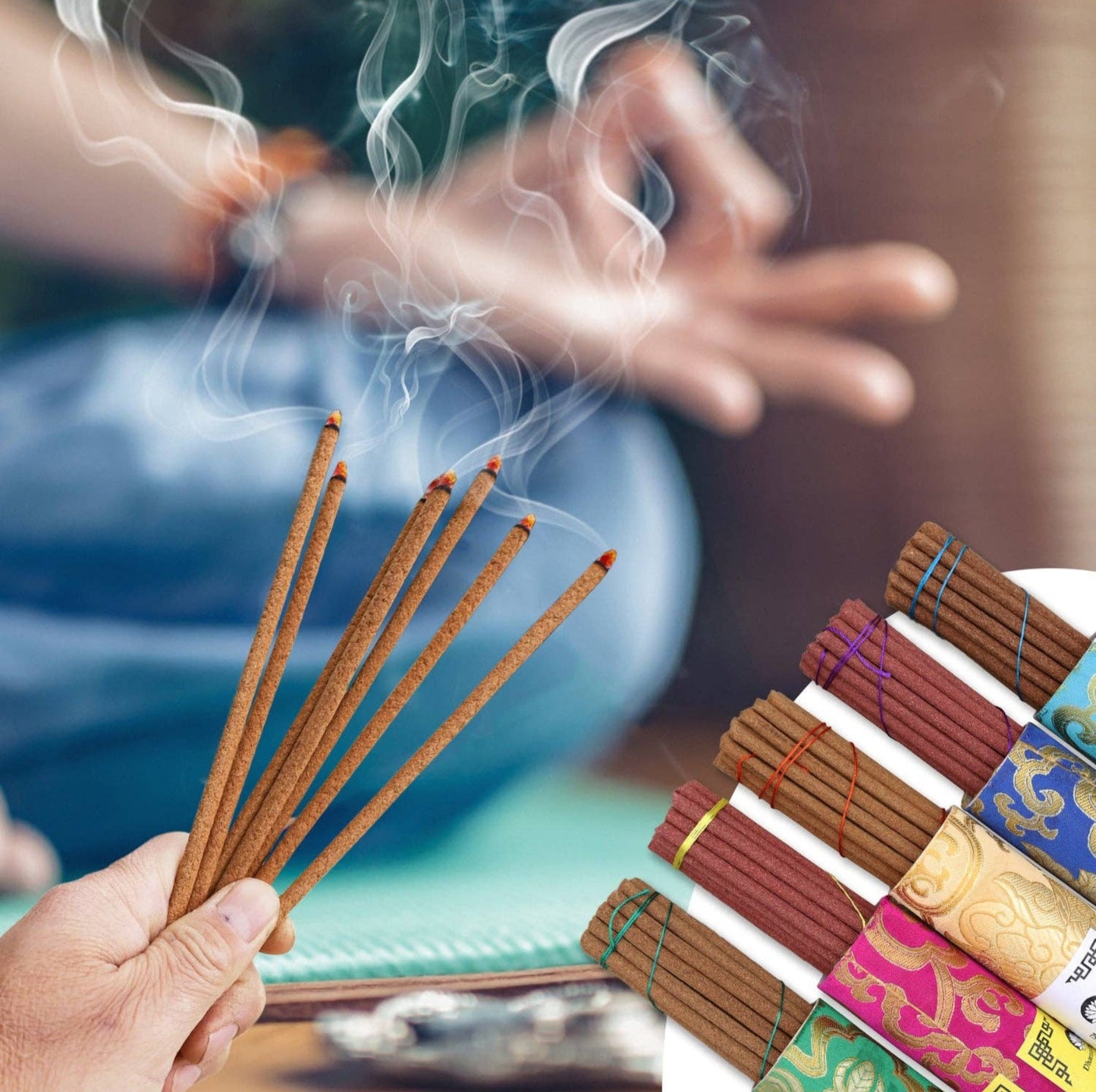 Tibetan Spiritual and Medicinal Incense Sticks (5 Packs  Variety )